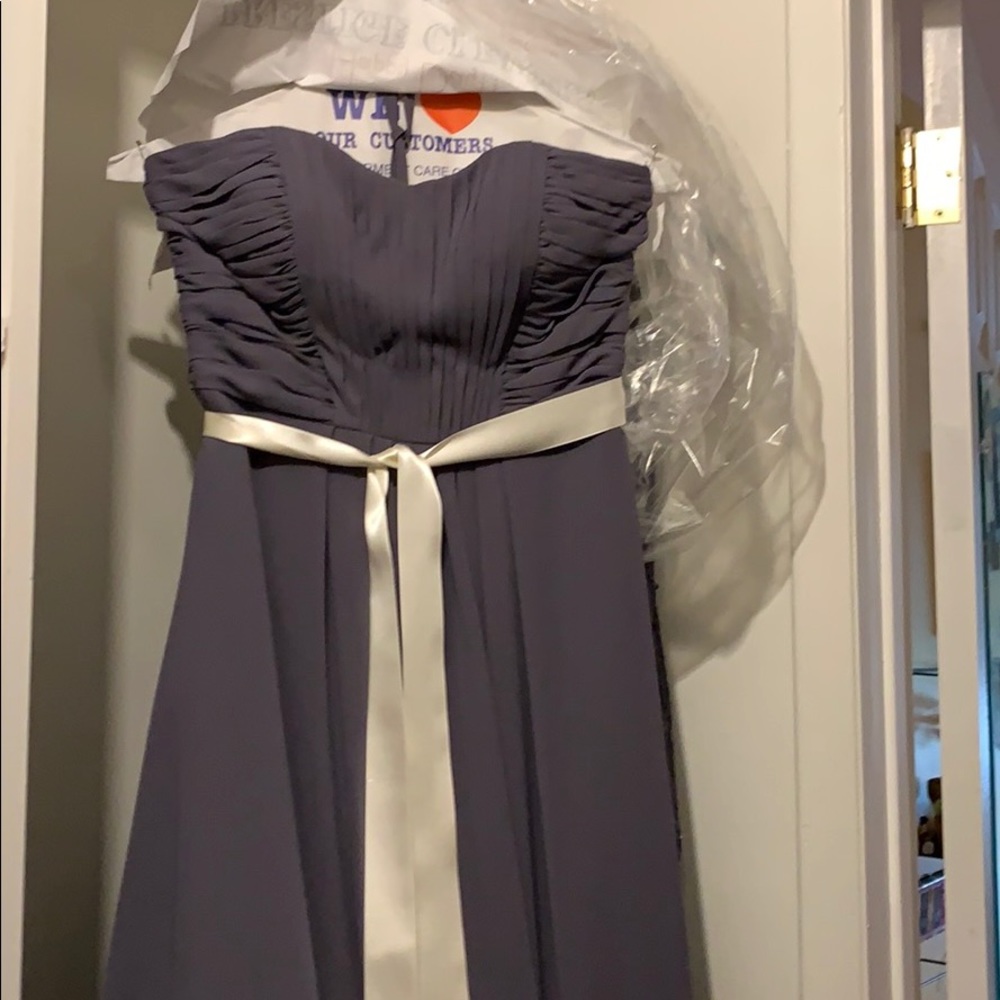 Bridesmaid dress.